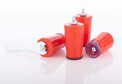 CRAZYGOL Heavy Quality Rubber Gas Legs L.P.gas Stove, Multicolour) - 4 Pieces Appliance Knob