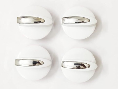 PMW Washing Machine KNOB Compatible With LG Washing Machine - White Knob (4 PCS) Appliance Knob