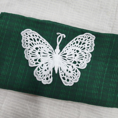 Mohan Shoppe Applique Patch(2, White)