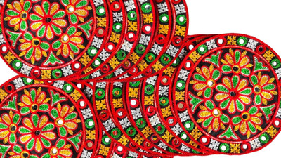 GAJVU Applique Patch(18, Multicolor)