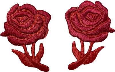 ushaworks Applique Patch(2, Red)