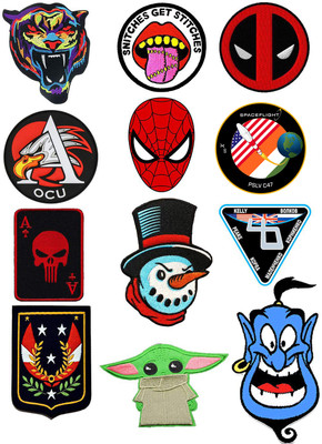 LazyChunks Applique Patch(12, Multicolor)