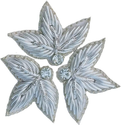 Dulhan Plaza Applique Patch(12, Silver)