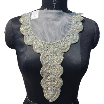 Mohan Shoppe Applique Patch(1, Gold, Silver)