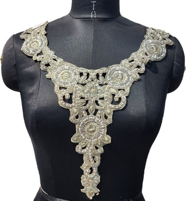 Mohan Shoppe Applique Patch(1, Gold, Silver)