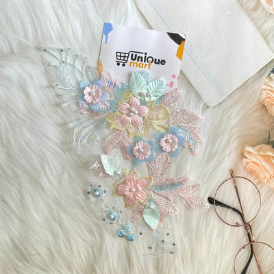 uniquemart Applique Patch(2, Multicolor)