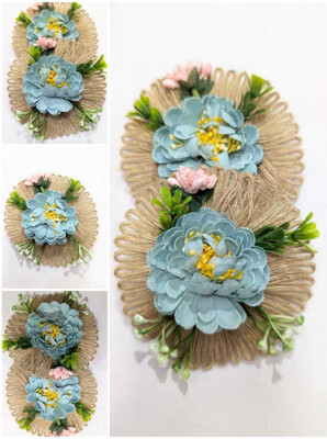 Alisha Zari Store Applique Patch(2, Blue)