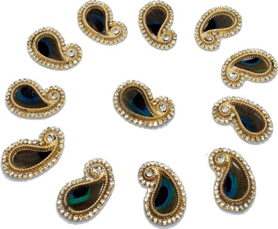 MSS Applique Patch(12, Gold, Blue)