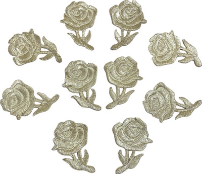 ushaworks Applique Patch(2, Silver)