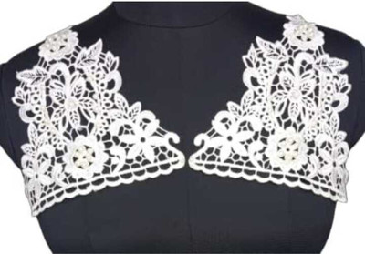 ANI ACCESSORIEZ Applique Patch(2, White)