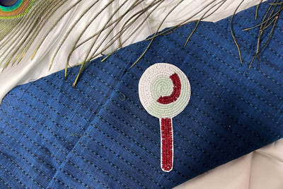 Mohan Shoppe Applique Patch(1, Red)