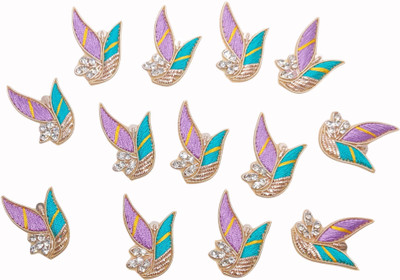 SRIMIH4U Applique Patch(10, Purple, Multicolor)