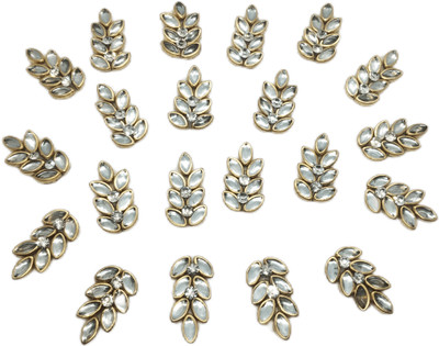 MSS Applique Patch(25, White, Gold)