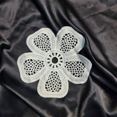Mohan Shoppe Applique Patch(2, White)