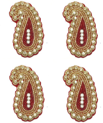 Eerafashionicing Applique Patch(4, Red)