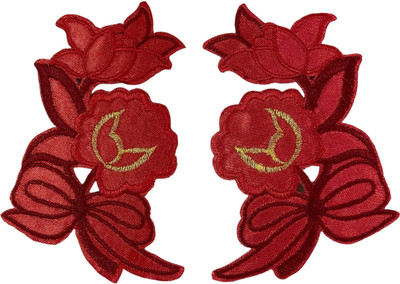 ushaworks Applique Patch(2, Red)