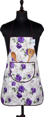 HOMESTIC PVC Home Use Apron - Free Size(White, Single Piece)