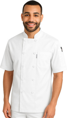 Uniformer Blended Chef's Apron - XL(White, Single Piece)