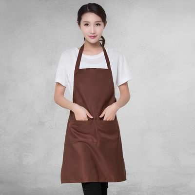 AIKOZIYA PVC Chef's Apron - Free Size(Brown, Single Piece)