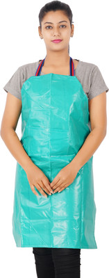 YAGOAVA PVC Home Use Apron - Free Size(Green, Single Piece)