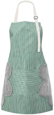 dust n shine Polyester Chef's Apron - Free Size(Multicolor, Single Piece)