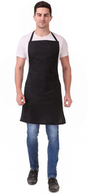 Kodenipr Club Blended Chef's Apron - Free Size(Black, Single Piece)