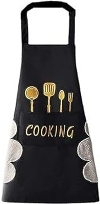 VINSU Polyester Home Use Apron - Free Size(Multicolor, Single Piece)
