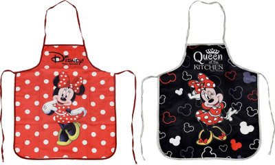 KUBER INDUSTRIES Polyester Home Use Apron - Free Size(Multicolor, Pack of 2)