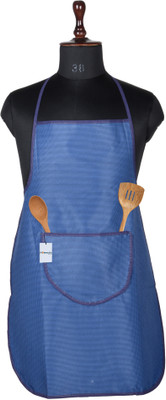 HOMESTIC PVC Home Use Apron - Free Size(Blue, Single Piece)