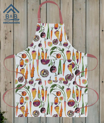 BBM Cotton Chef's Apron - Free Size(Multicolor, Single Piece)