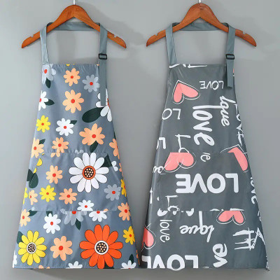 DARSHANAM WORLD Polyester Chef's Apron - Free Size(Pink, Grey, Pack of 2)