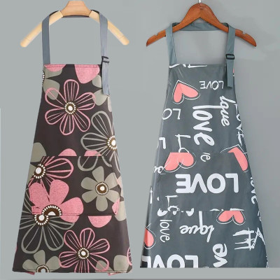 DARSHANAM WORLD Polyester Chef's Apron - Free Size(Brown, Pink, Pack of 2)
