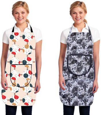 Acoma PVC Grooming Apron - Free Size(Blue, Pack of 2)