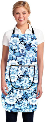 Acoma PVC Chef's Apron - Free Size(Light Blue, Single Piece)