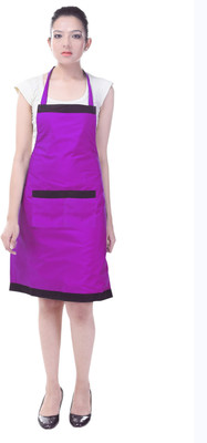 SWITCHON Polyester Home Use Apron - Free Size(Purple, Single Piece)