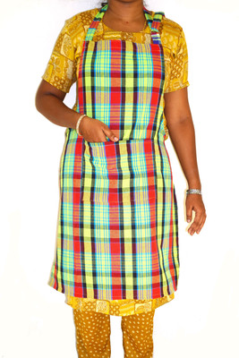 Crazywaves Polyester Chef's Apron - Free Size(Multicolor, Single Piece)