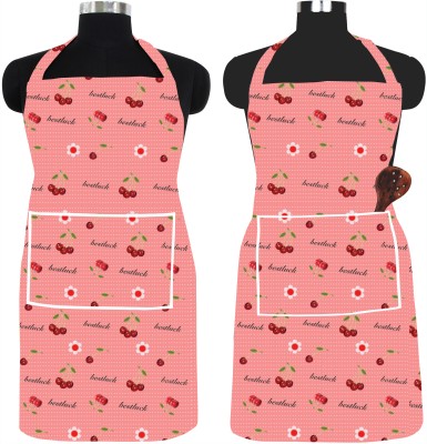 Ascension PVC Chef's Apron - Free Size(Red, Red, Pack of 2)