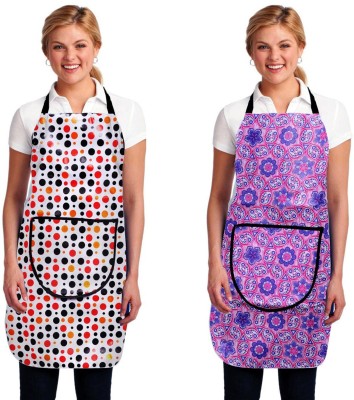 Kingly Home PVC Grooming Apron - Free Size(Multicolor, Purple, Pack of 2)