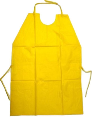 mnu Polyester Chef's Apron - Free Size(Yellow, Single Piece)
