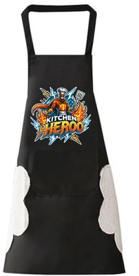 Kushwa PVC Chef's Apron - Free Size(White, Single Piece)