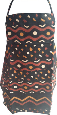wholesaleindia Cotton Home Use Apron - Free Size(Brown, Single Piece)