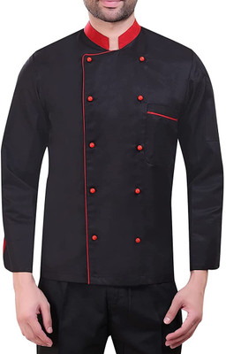 Kodenipr Club Polyester Chef's Apron - XL(Black, Red, Single Piece)