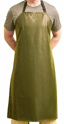 MEDIDOVE PVC Home Use Apron - Free Size(Green, Single Piece)