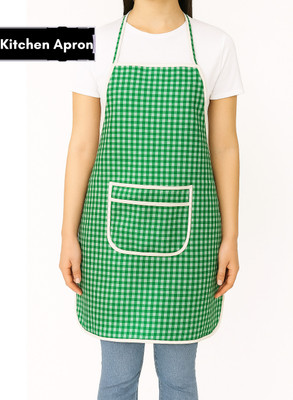 HARI FASHION PVC Home Use Apron - Free Size(Green, Single Piece)