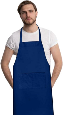 AASHTIK MART PVC Grooming Apron - Free Size(Blue, Single Piece)