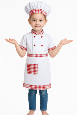 FANCYJET Cotton Chef's Apron - XL(Multicolor, Single Piece)