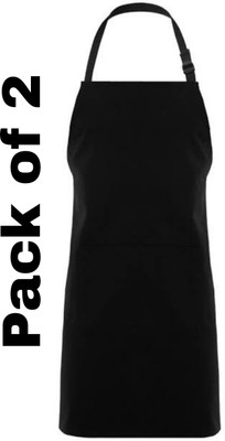 Qmato PVC Grooming Apron - Free Size(Black, Pack of 2)