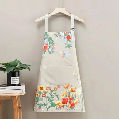 NAJARA FASHION Polyester Chef's Apron - Free Size(White, Single Piece)