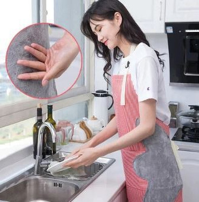 Scart Cotton Home Use Apron - Free Size(Multicolor, Single Piece)