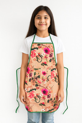 BAINADA INDUSTRIES PVC Home Use Apron - Free Size(Brown, Single Piece)